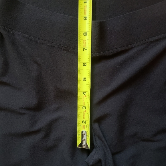 Eileen Fisher Petite Stretch Crepe Wide Crop Leg Pant - Picture 10 of 11